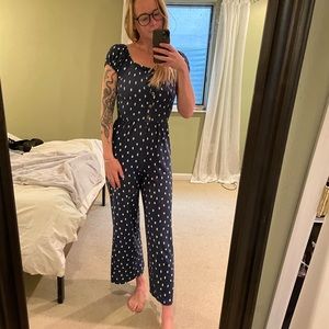 Polka dot pantsuit!!!